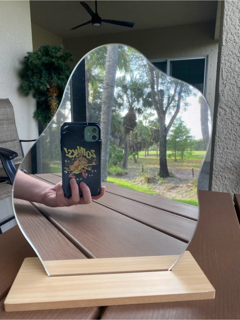 Wavy Edge Decorative Mirror - Irregular Shape
